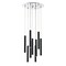 Z-Lite Forest 9 Light Island/Billiard, Chrome & Matte Black 917MP12-MB-LED-9RCH - alternate 3